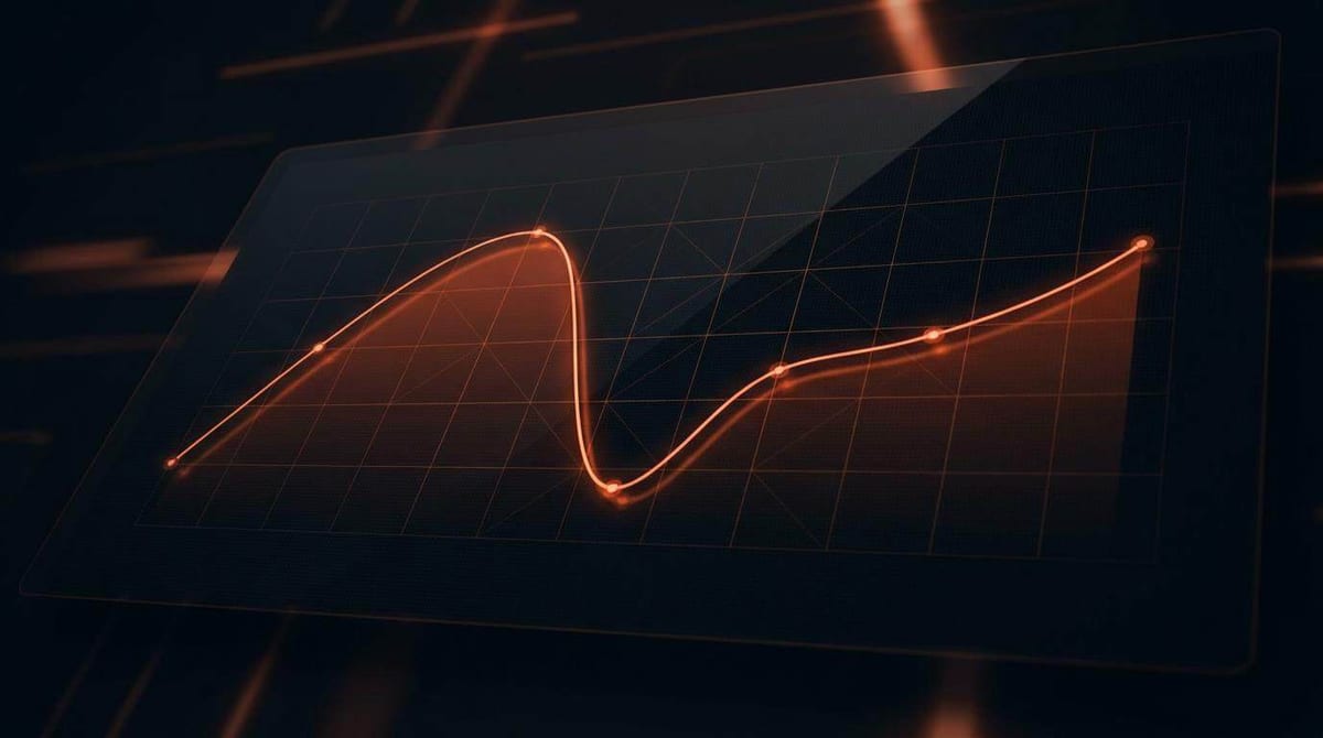 Line chart of organic search traffic climbing, dropping sharply, then partially recovering